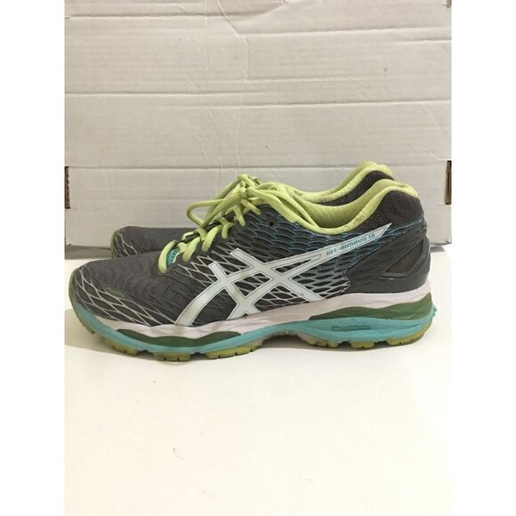 Asics gel-nimbus 18 fluidride  gray women size 9 running walking sneakers shoes - Picture 3 of 7